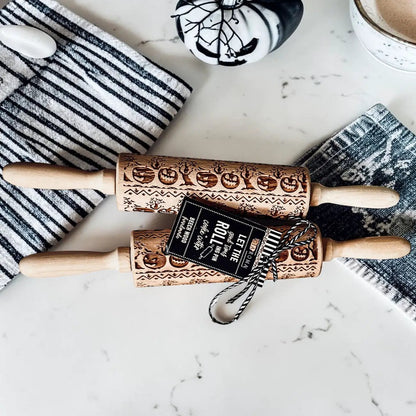 Halloween Pumpkin Party Embossed Rolling Pin
