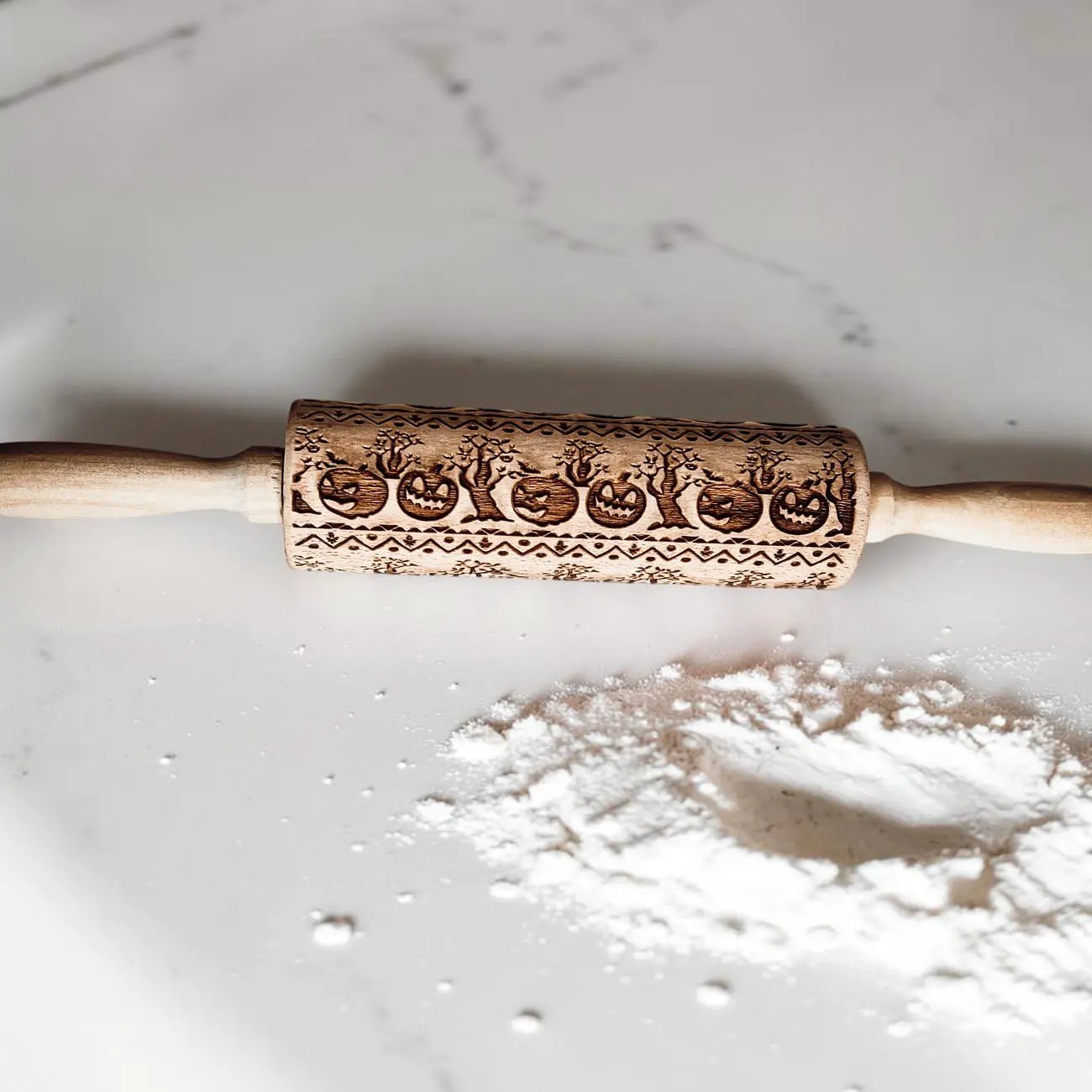 Halloween Pumpkin Party Embossed Rolling Pin