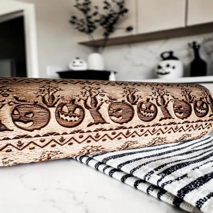 Halloween Pumpkin Party Embossed Rolling Pin