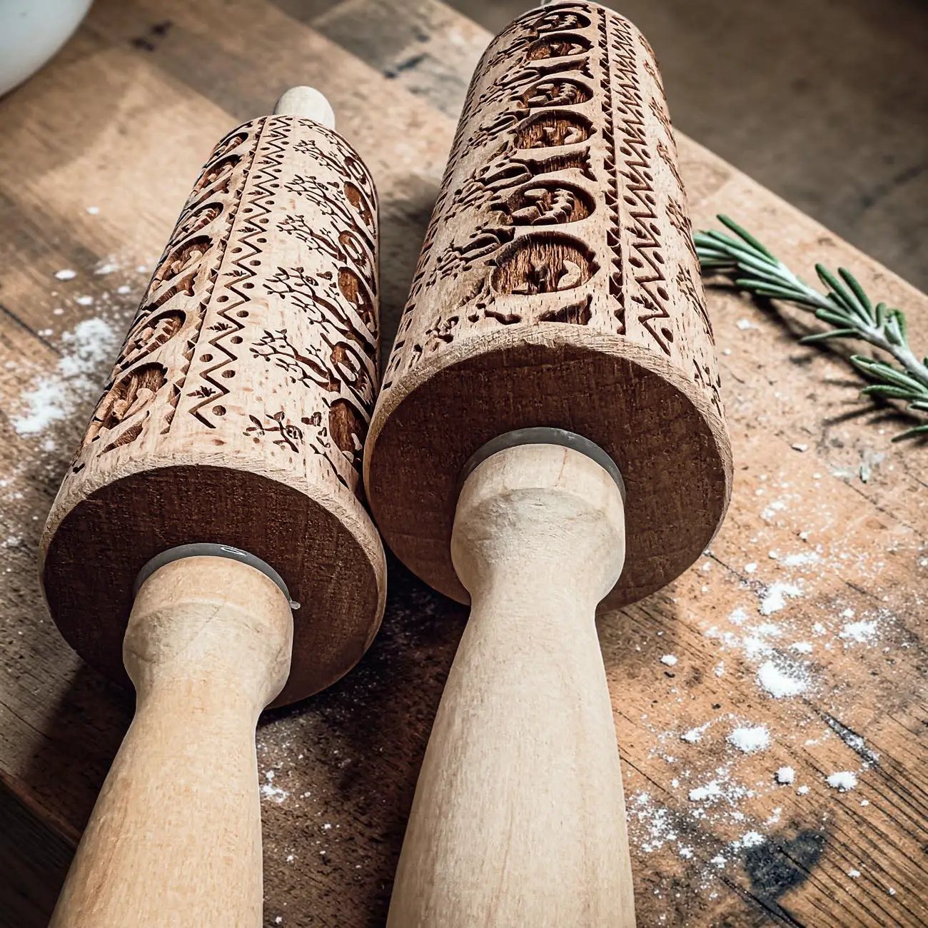 Halloween Pumpkin Party Embossed Rolling Pin