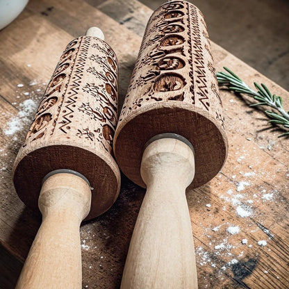 Halloween Pumpkin Party Embossed Rolling Pin