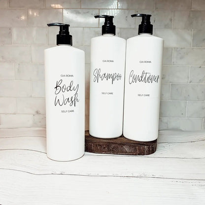 32oz Plastic White Dispensers for Home Refillable