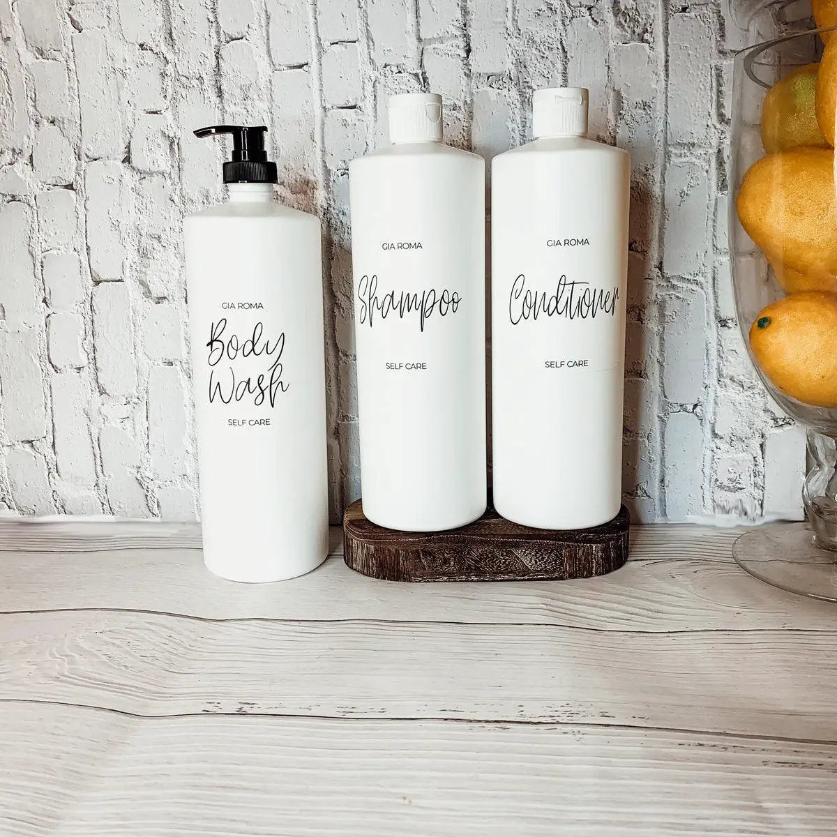 32oz Plastic White Dispensers for Home Refillable