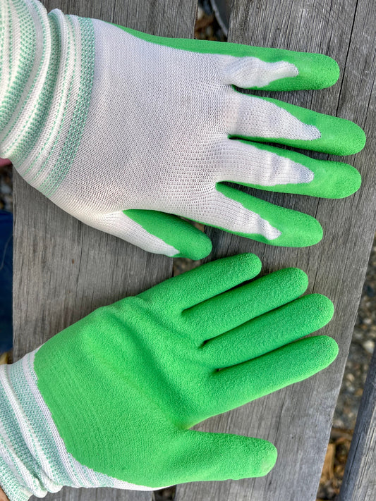 Gants de jardinage en nitrile pour femmes – paquet de 3