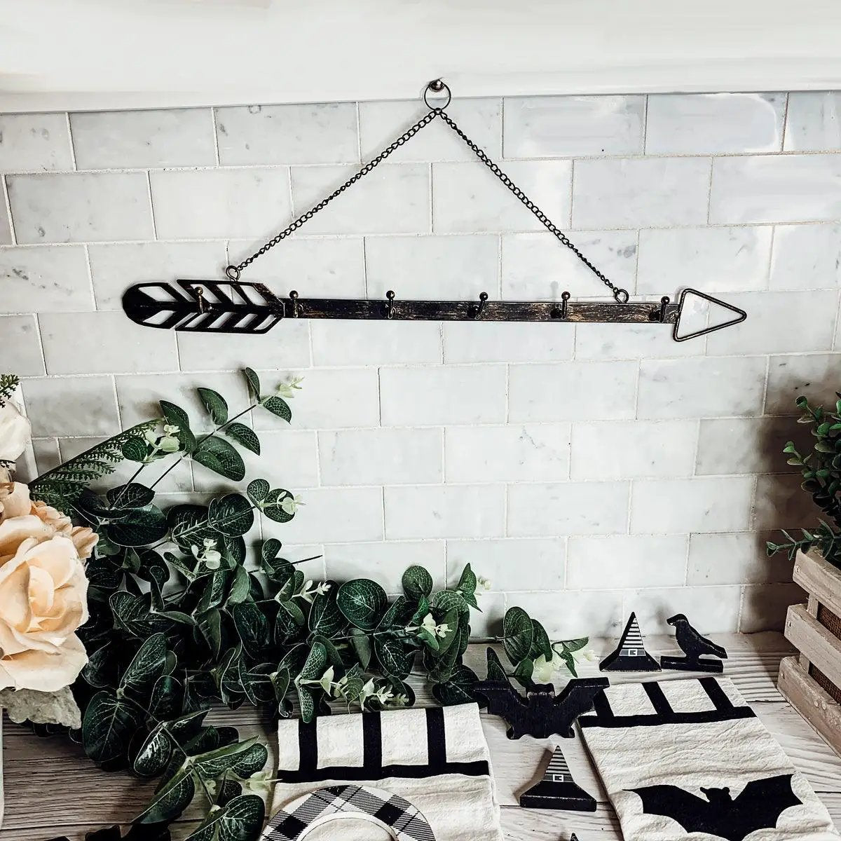 Arrow Hook Hanger Decorative for Jewelry and Keys