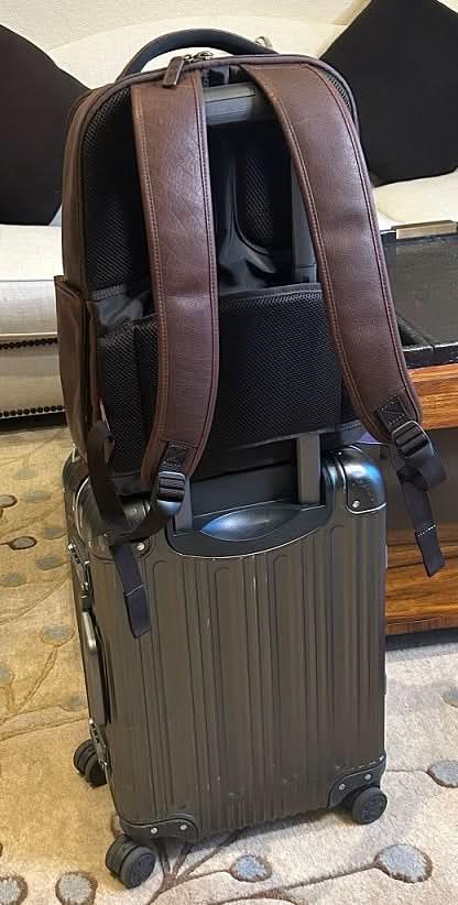 Cambridge Full Grain Mens Leather Backpack