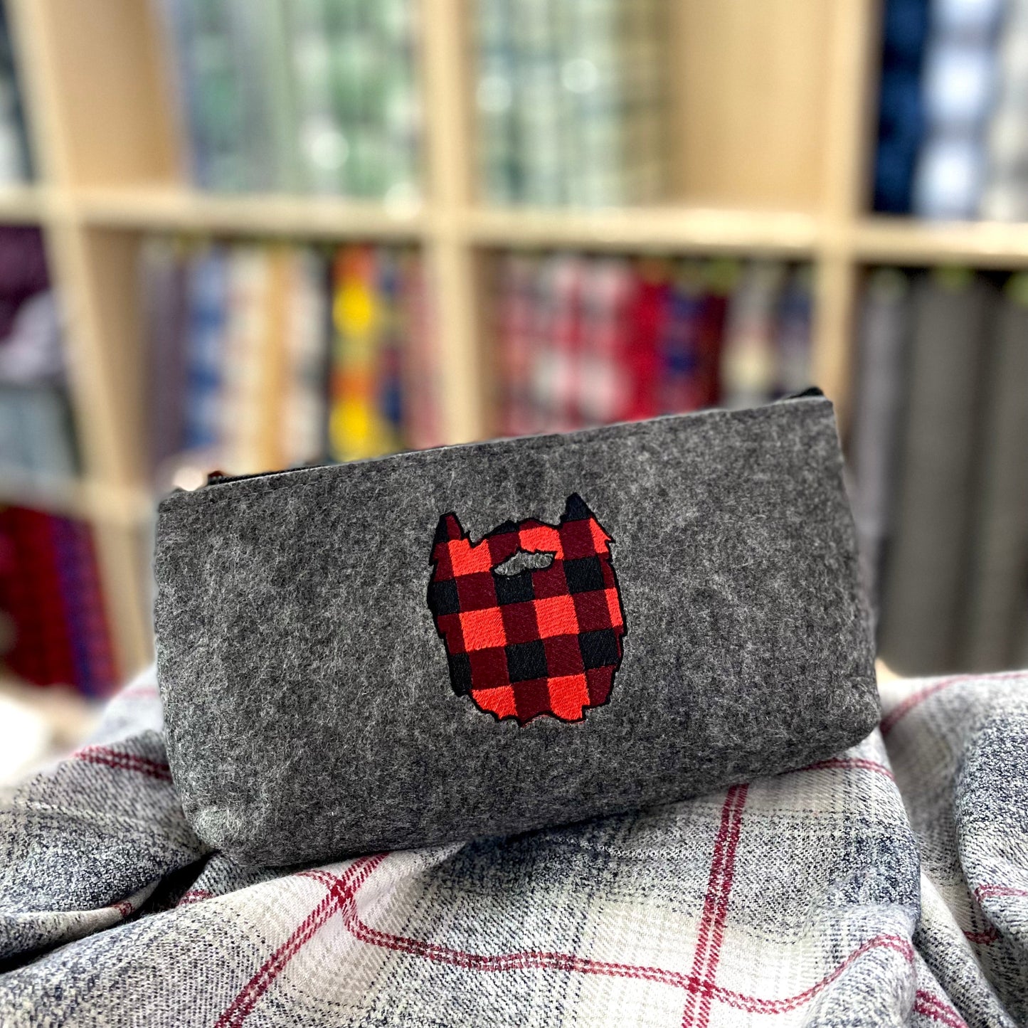 Bolsas bordadas para el cuidado personal de Beard Collection