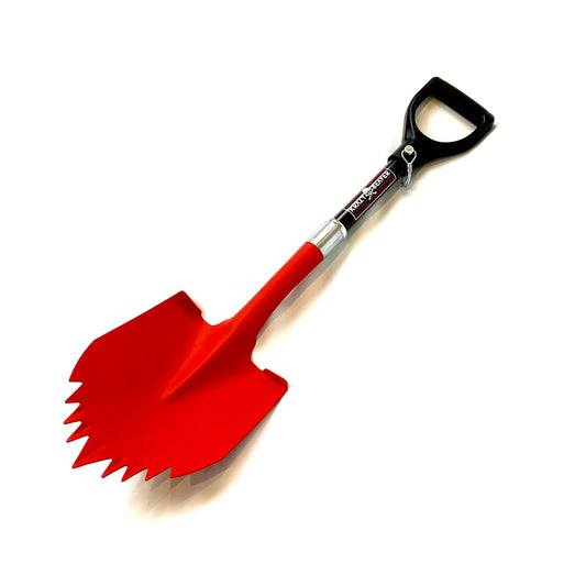Short Garden Shovel Krazy Beaver 33" Shovel (Red & Black Handle)
