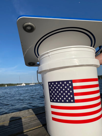 Bucket or Cooler Top Cutting Board
