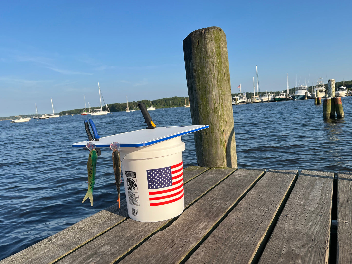 Trapski Rugged Fishing Bucket and Cooler Board