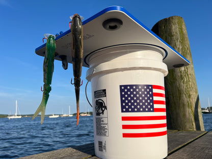 Trapski Rugged Fishing Bucket and Cooler Board