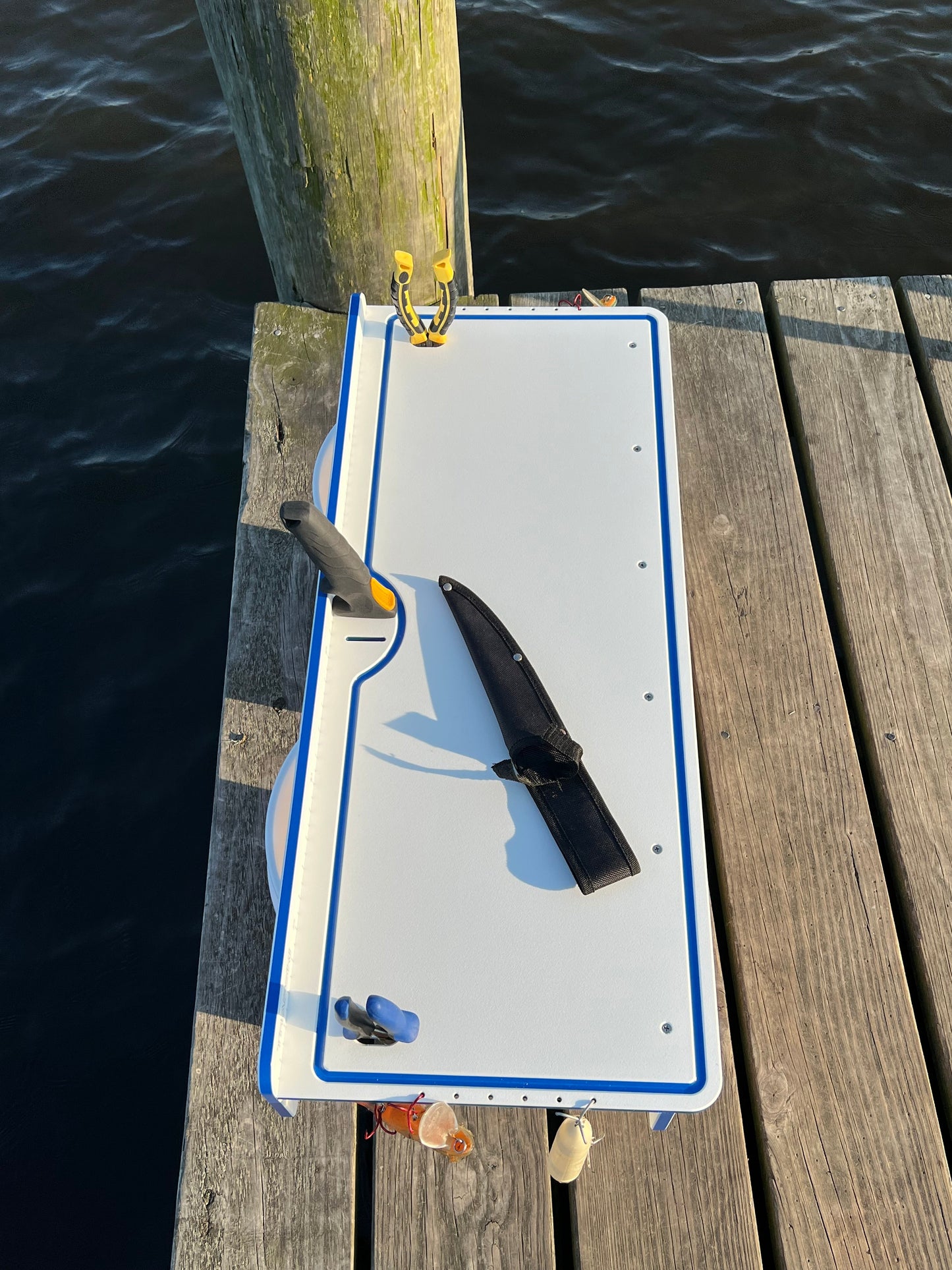 33" Fillet Table Top Cutting Board for 2 Buckets