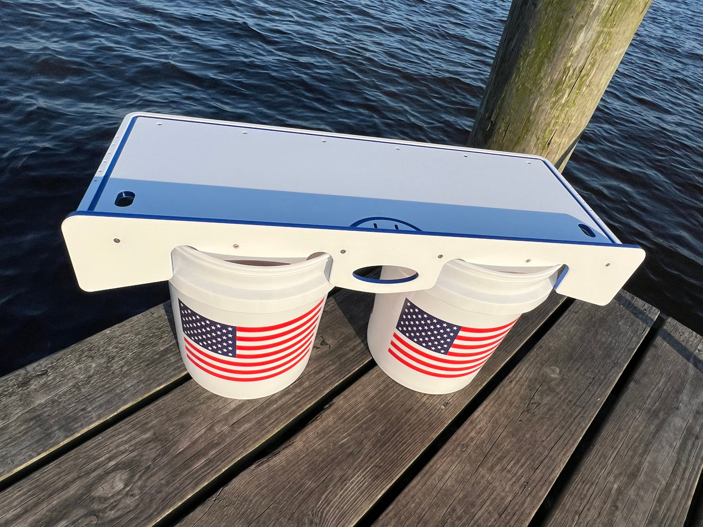 33" Fillet Table Top Cutting Board for 2 Buckets