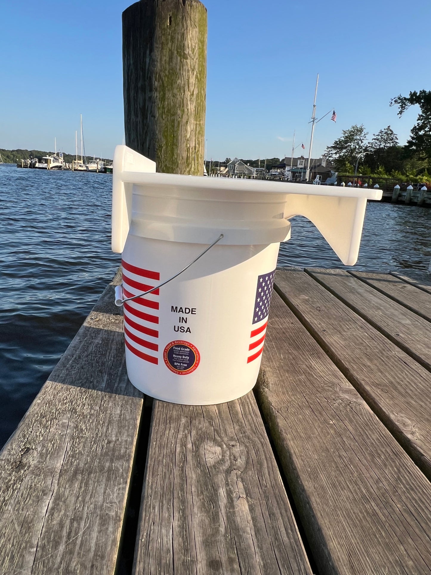 33" Fillet Table Top Cutting Board for 2 Buckets