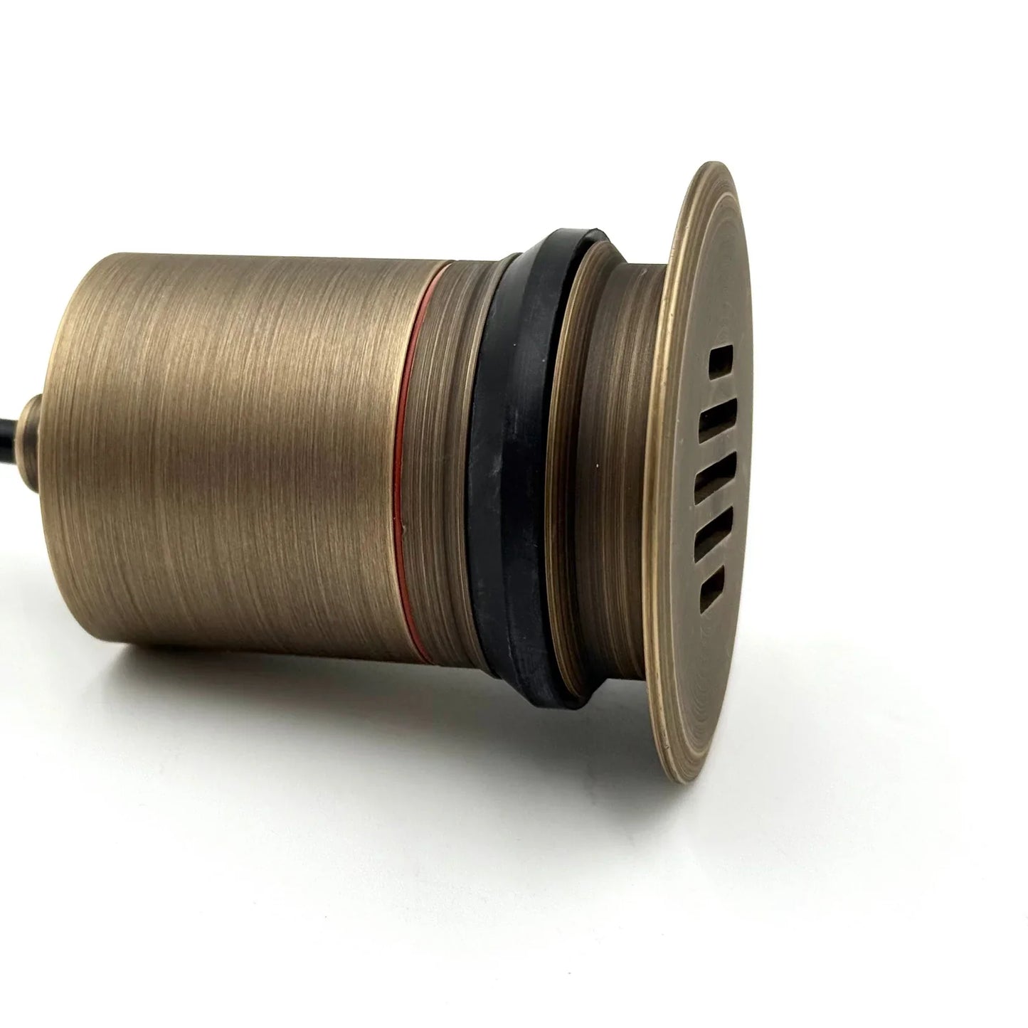 Lámpara de pozo enterrada de latón fundido negro Stelvio Iluminación paisajística de bajo voltaje