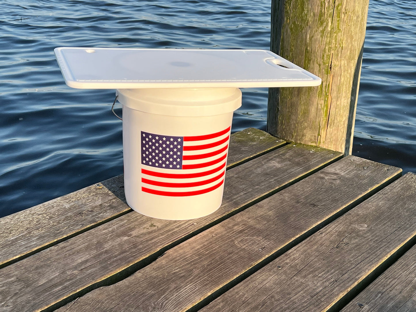 Trapski Rugged Fishing Bucket and Cooler Board