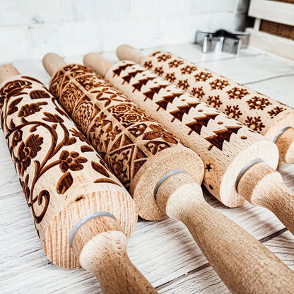 Easter and Spring Rolling Pins for Baking Fun
