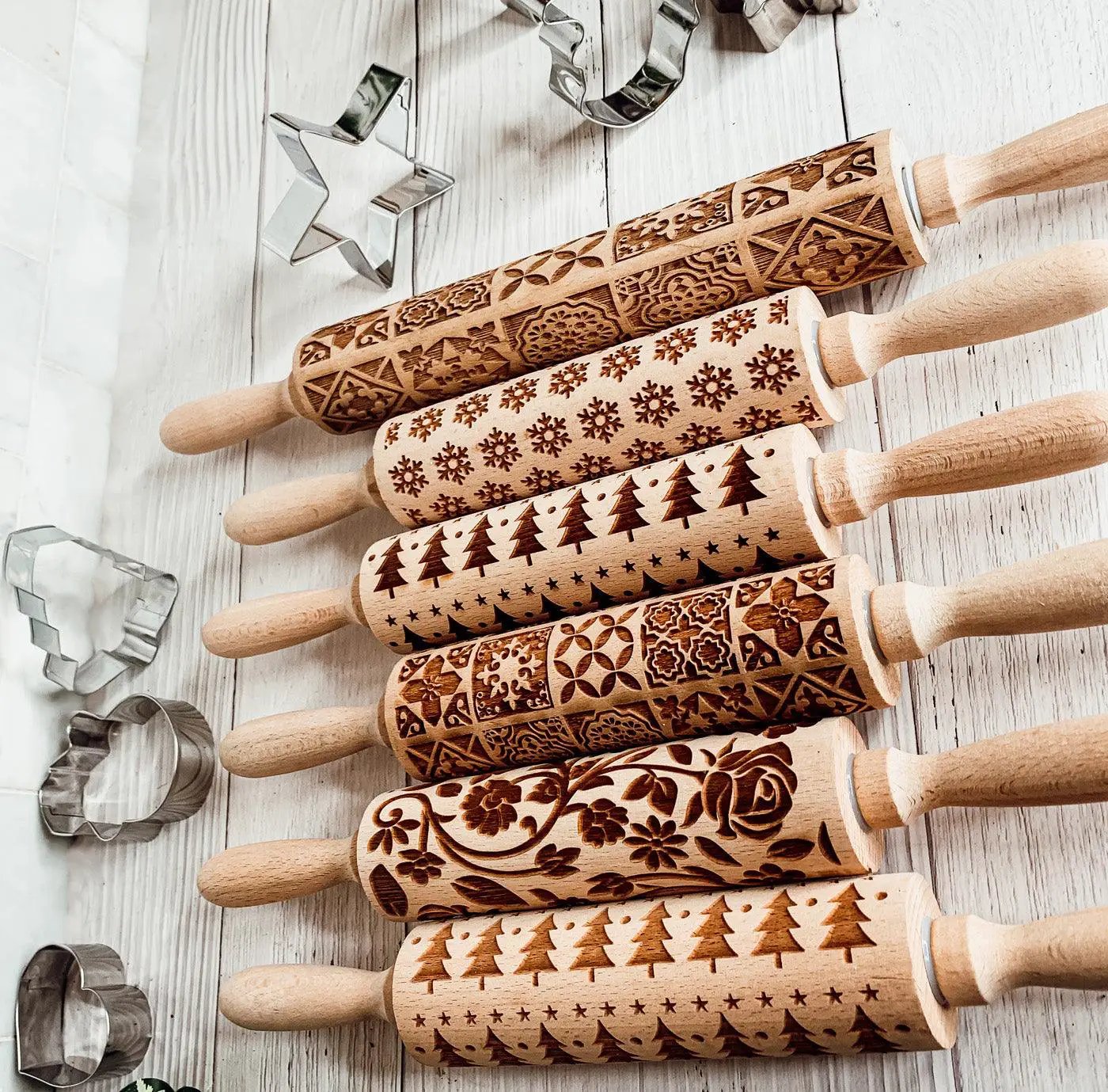 Easter and Spring Rolling Pins for Baking Fun