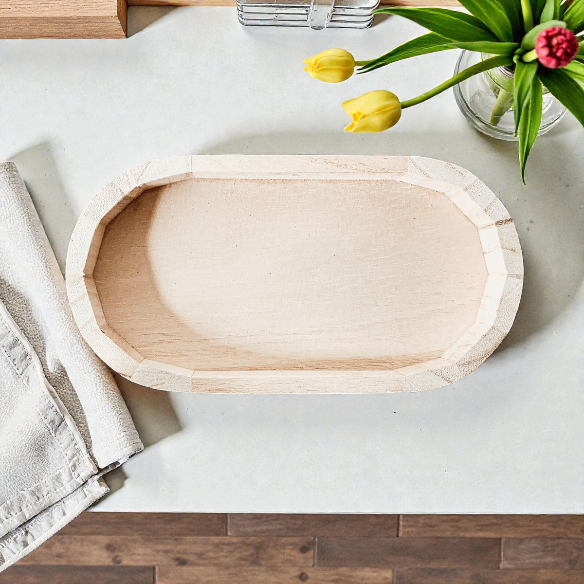 Rustic Wood Tray