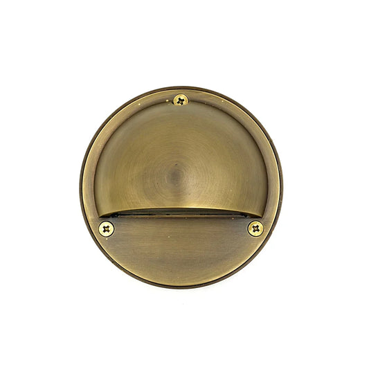 Rein Brown Brass Deck Light Low Voltage Outdoor Lighting