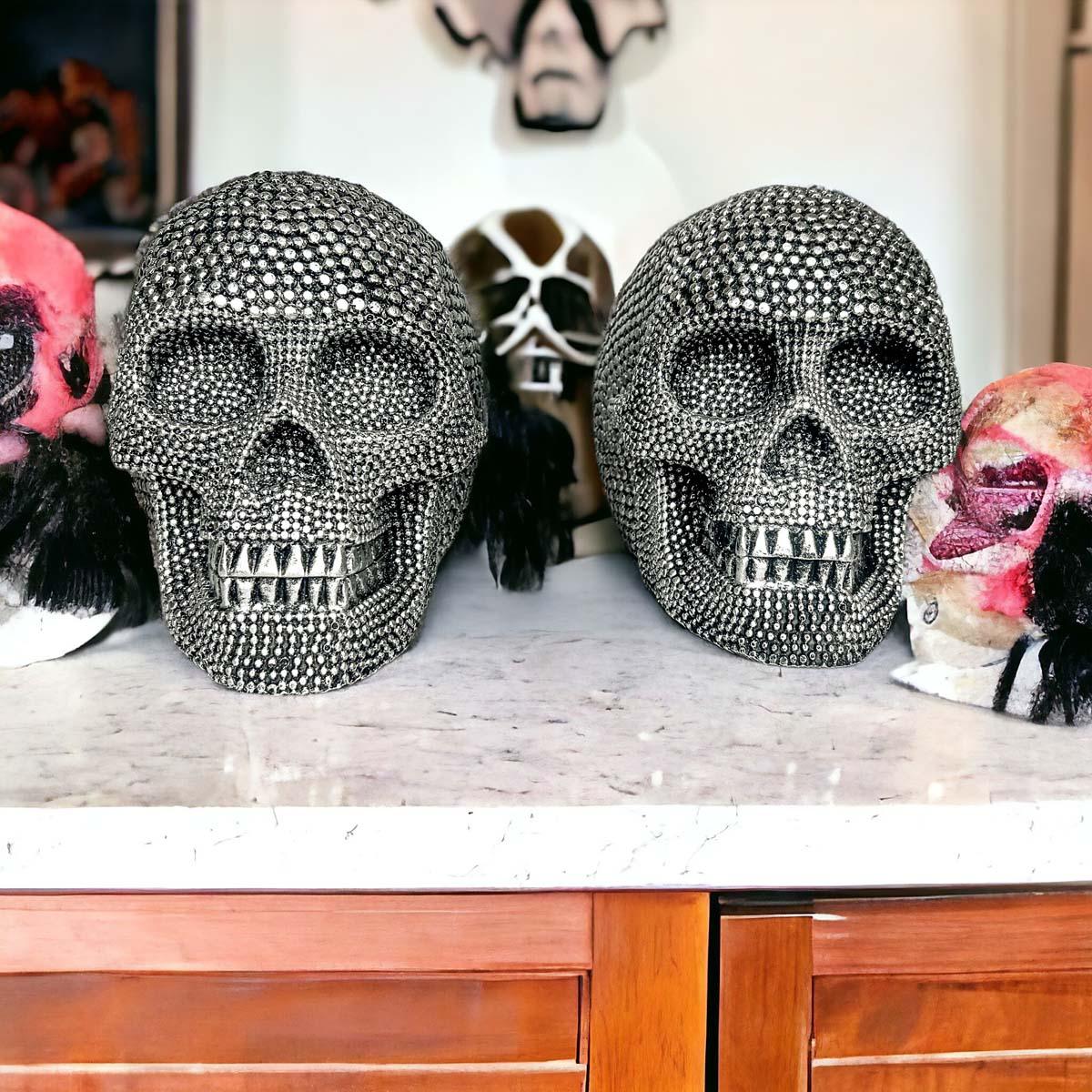 Resin Skull Gold