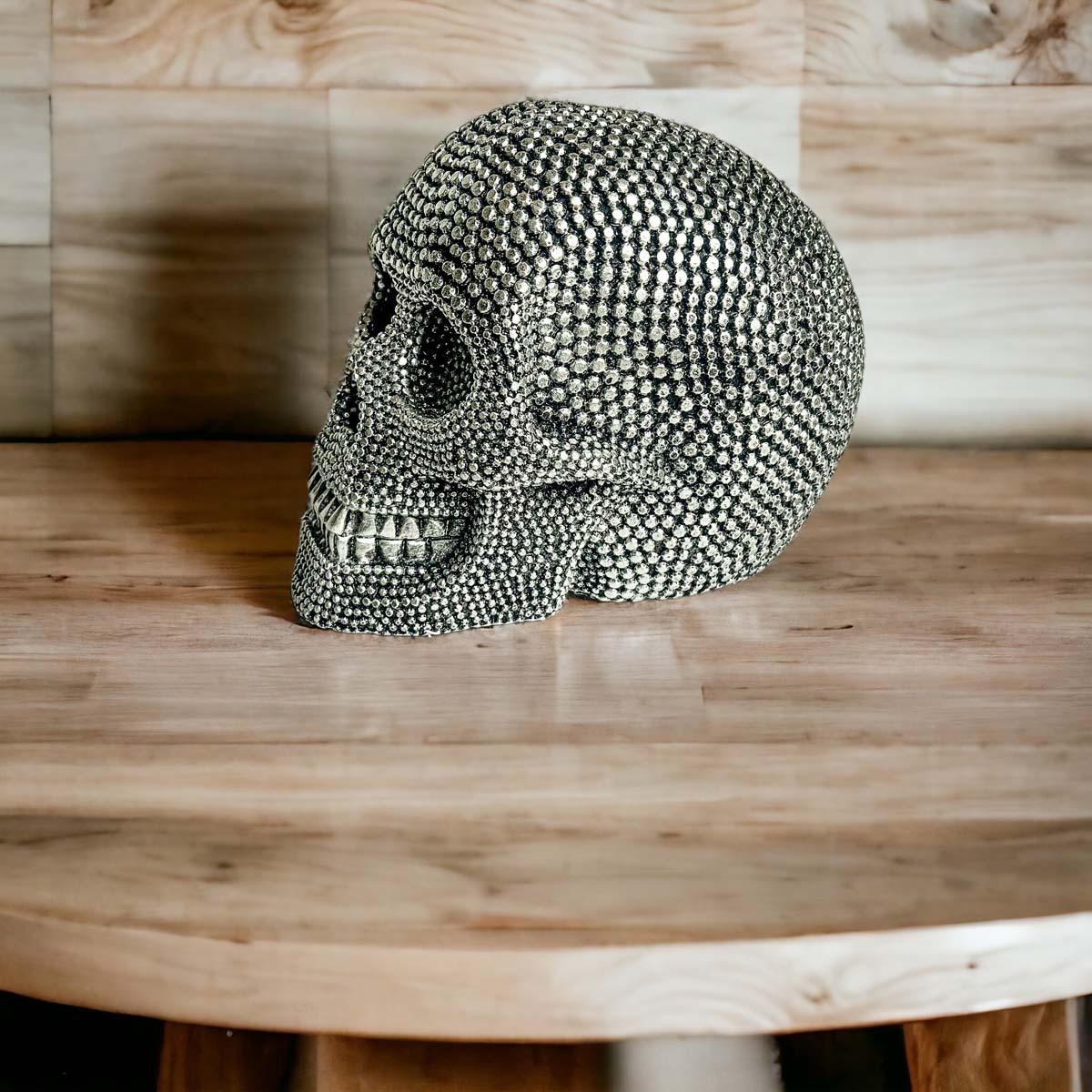 Resin Skull Gold