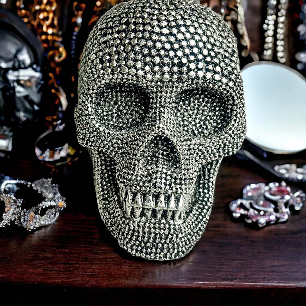 Resin Skull Gold