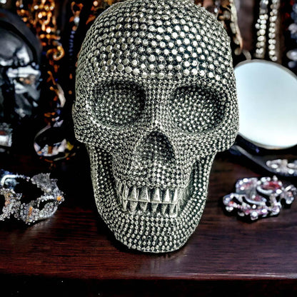 Resin Skull Gold