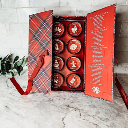Advent Candle Set With Scented Candles Gift Box