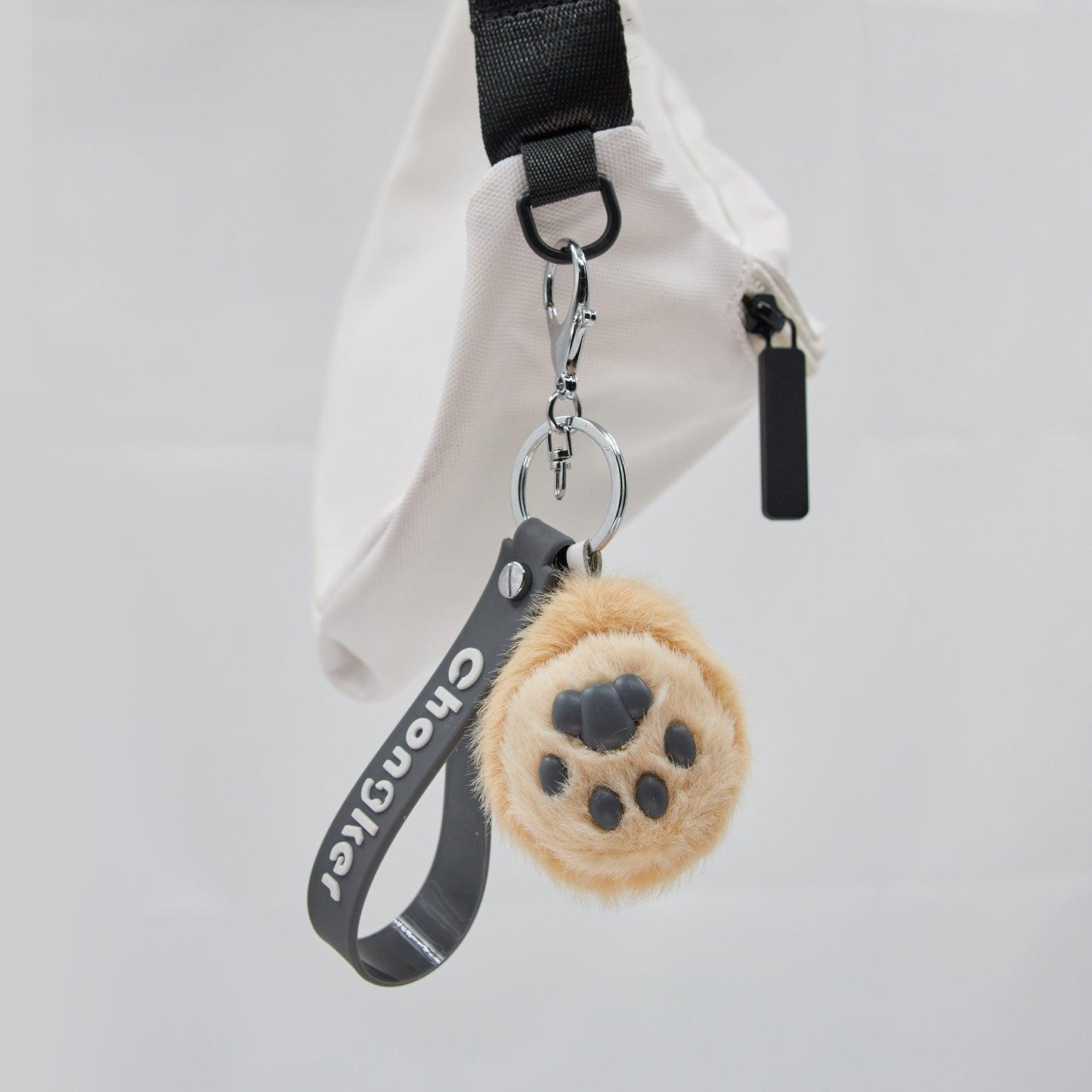 Cat Paw Keychain Plush Charm for Girls and Bags