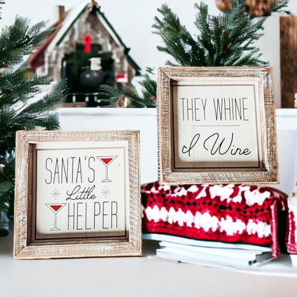 Santa's Helper Sign