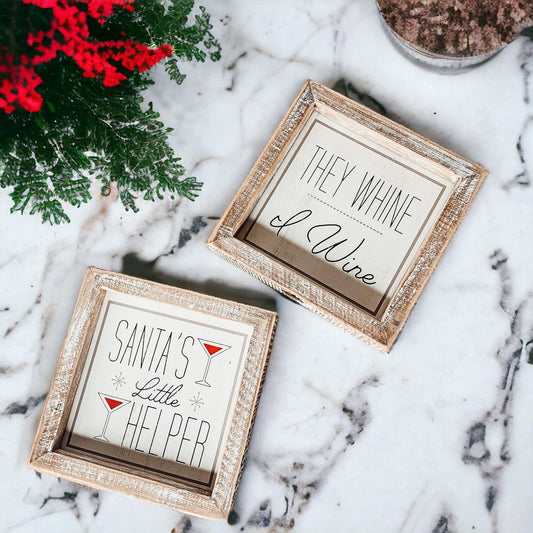 Santa's Helper Sign
