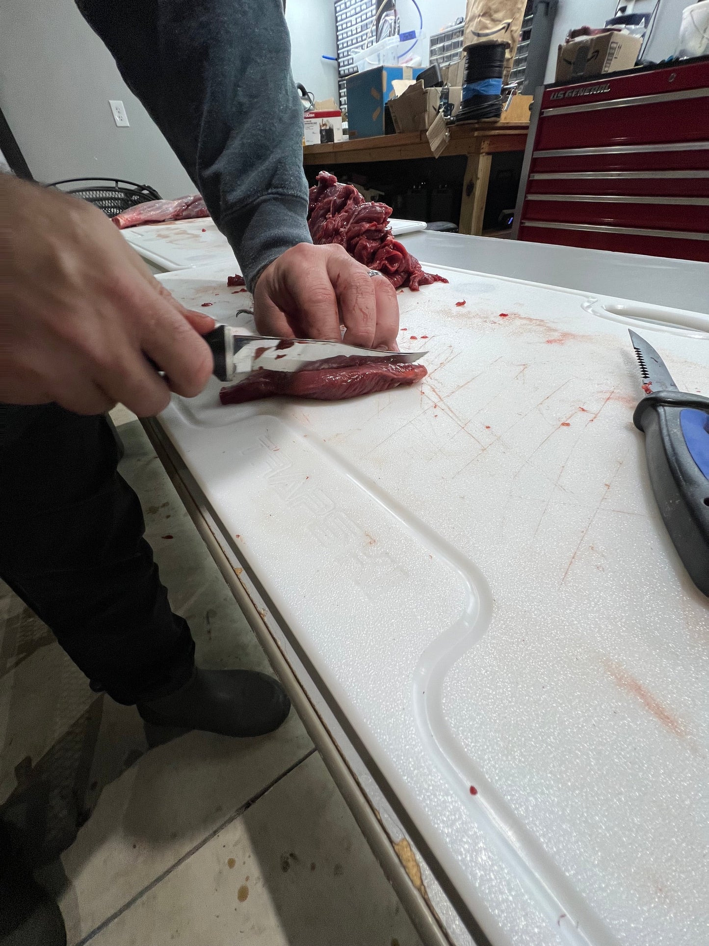 Heavy Duty Hunting Cutting Board and Juice Groove