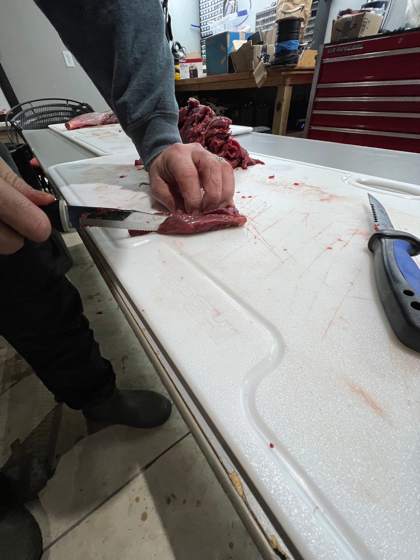 Big Game Cutting Boards HDPE Cutting Boards | 48 x 18 or 24 Inch | Juice Grooves