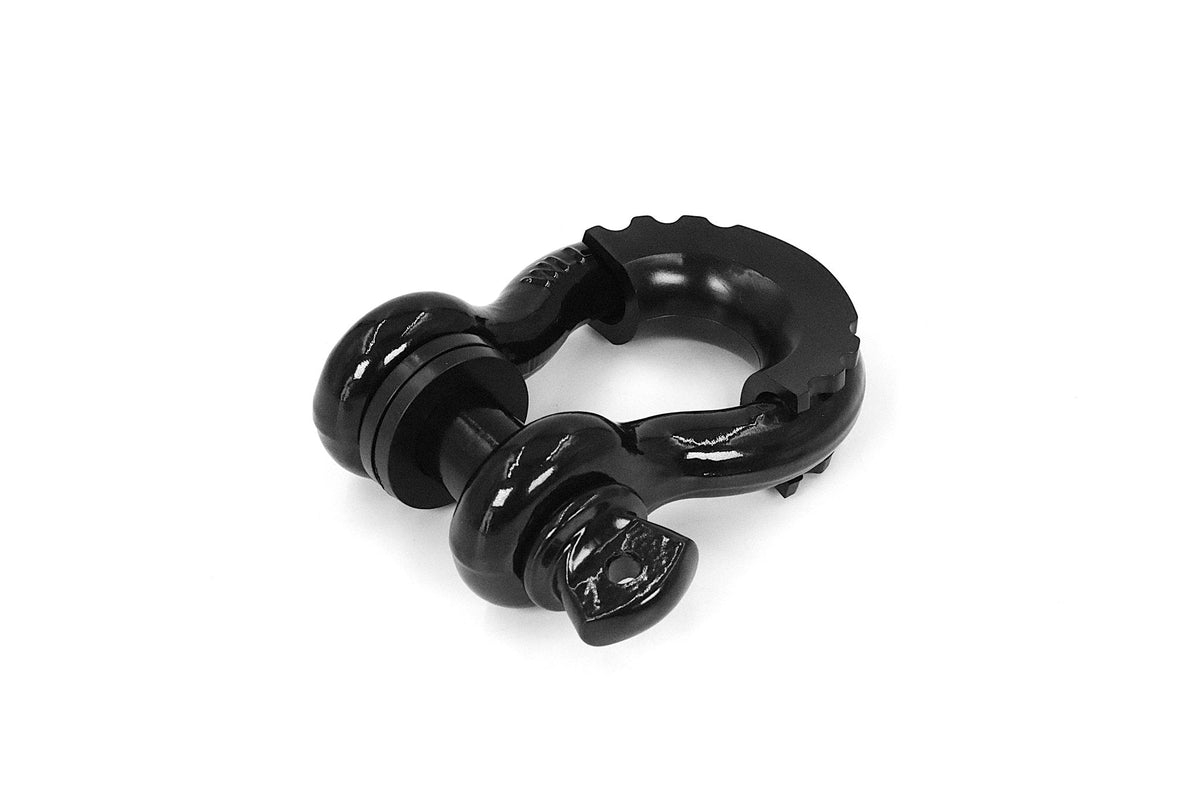 Carbon Offroad USA 4.75T Bow Shackle black finish, heavy-duty lifting hardware on Tampa Home & Garden Store