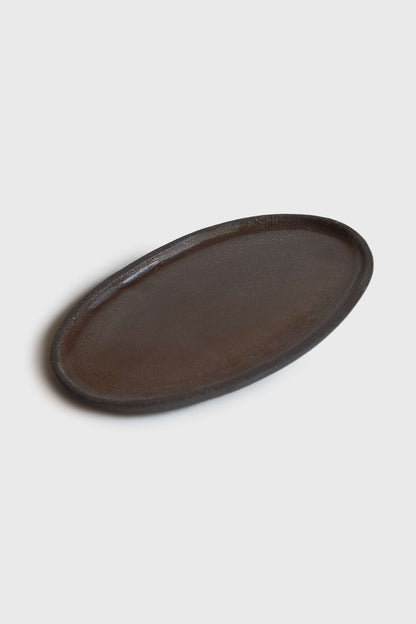 Handmade Oval Stoneware Rustic Serving Platter