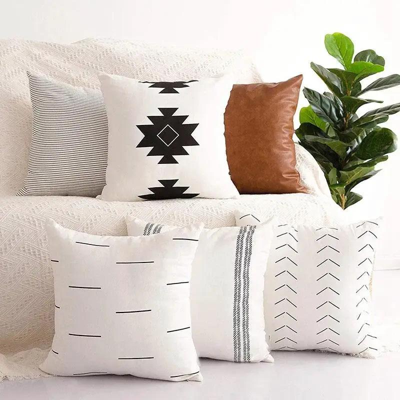 Amber and Farmhouse Pillow Set 18x18 Inches