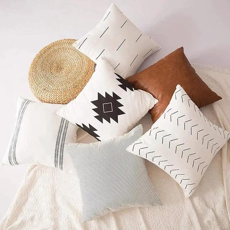 Amber and Farmhouse Pillow Set 18x18 Inches