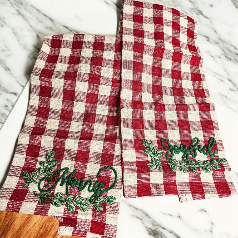 Holiday Charcuterie and Tartan Towel Set