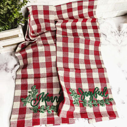 Holiday Charcuterie and Tartan Towel Set