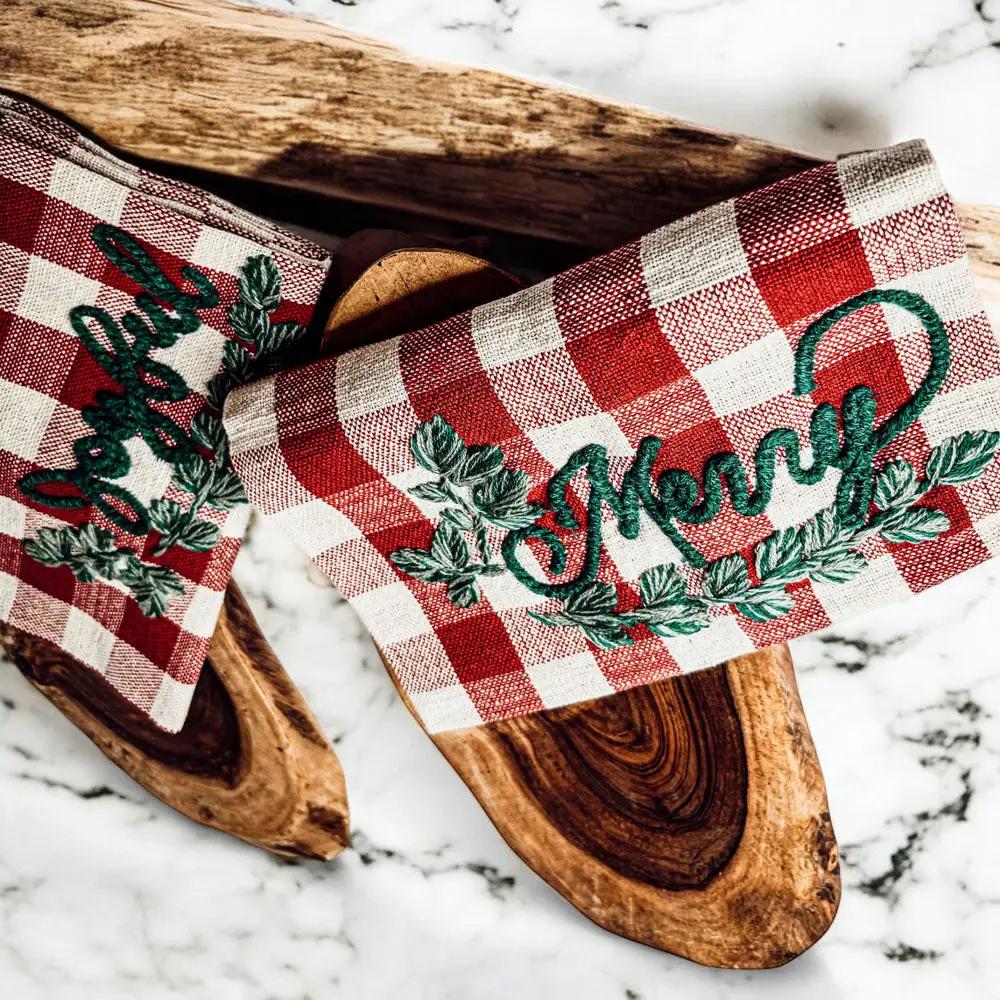 Holiday Charcuterie and Tartan Towel Set