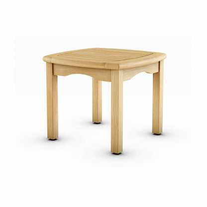Intan teak side table for outdoor balcony set on Tampa Home & Garden Store