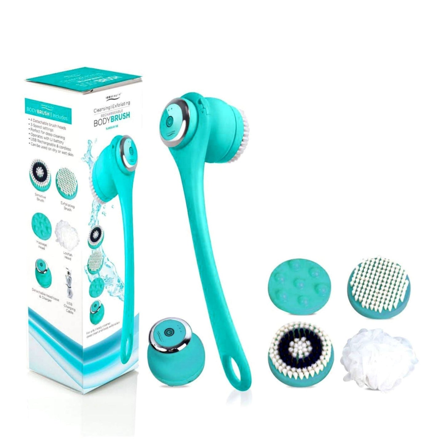 Rechargeable and Exfoliating All In One Body Brush