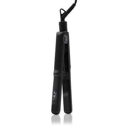 Turbo Silk Pro 1in titanium-plated flat iron, black with textured grip and swivel cord on Tampa Home & Garden Store