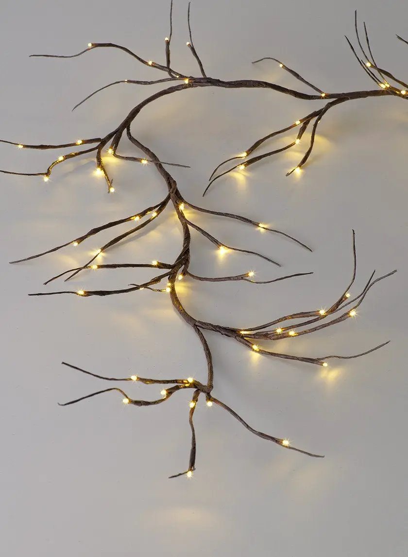 Iced Twig LED Garland With 18 Lights - 5 Foot - Tampa Home & Garden Store