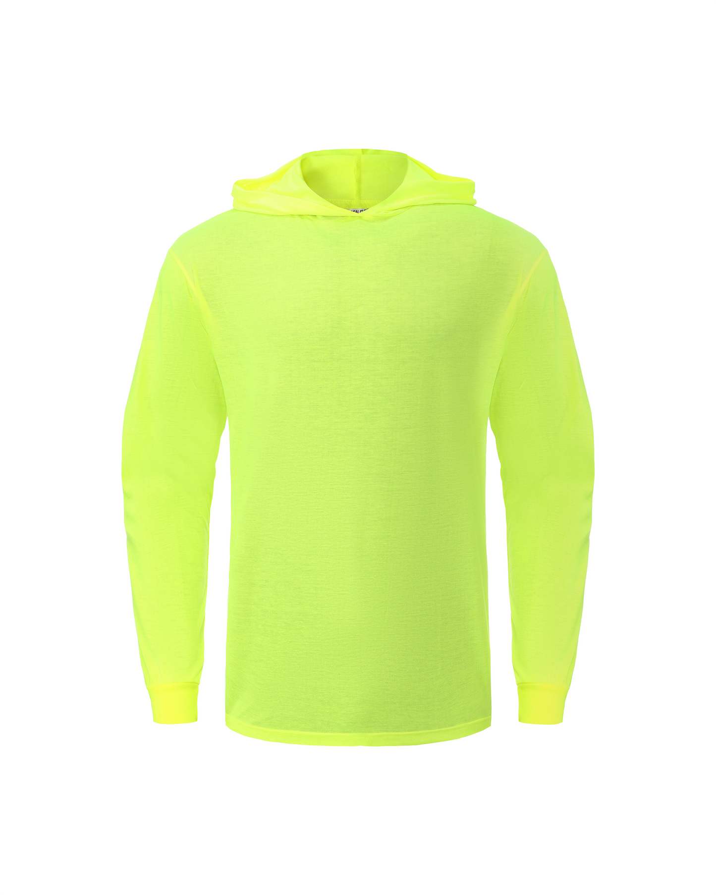 Ideal Club High Visibility Non Reflector Cotton Neon Long Sleeve Safety Hoodie [R] - Tampa Home & Garden Store