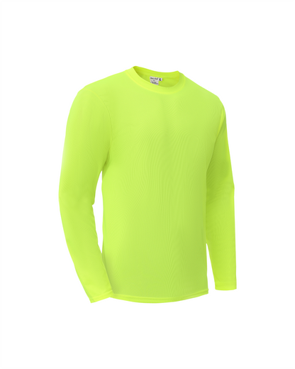 Ideal Club High Visibility Non Reflector Neon Long Sleeve Safety Shirt [R] - Tampa Home & Garden Store