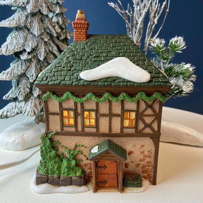 Illuminated Christmas Village T. Puddlewick Spectacle Shop by Dept. 56. Dickens' Village. Seasonal Home Retail Decor. Night Light. - Tampa Home & Garden Store