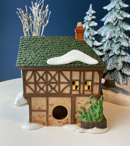 Illuminated Christmas Village T. Puddlewick Spectacle Shop by Dept. 56. Dickens' Village. Seasonal Home Retail Decor. Night Light. - Tampa Home & Garden Store