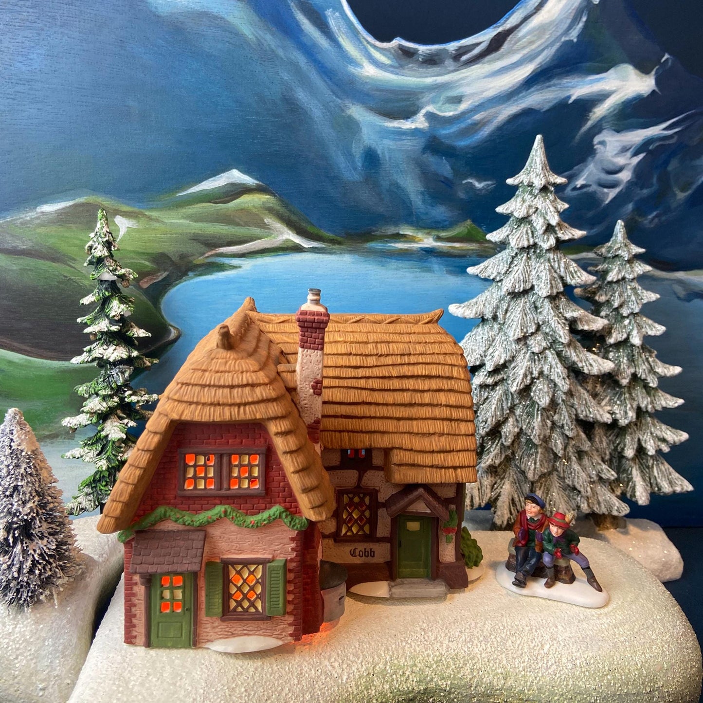 Illuminated Christmas Village T. Puddlewick Spectacle Shop by Dept. 56. Dickens' Village. Seasonal Home Retail Decor. Night Light. - Tampa Home & Garden Store